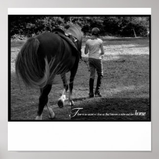 A Girl and her Horse Poster