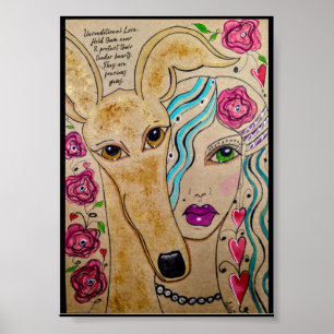 A Girl and Her Hound Poster