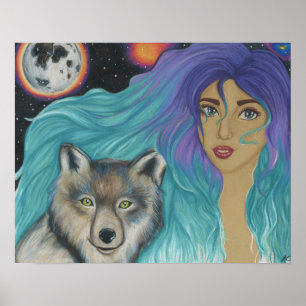 A Girl and her Wolf poster