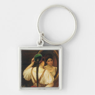 A girl at the mirror, 1848 key ring