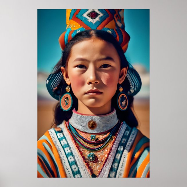 A girl from Mongol China Poster (Front)