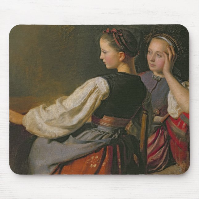 A Girl from Probsteier, 1844 Mouse Pad (Front)