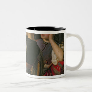 A Girl from Probsteier, 1844 Two-Tone Coffee Mug