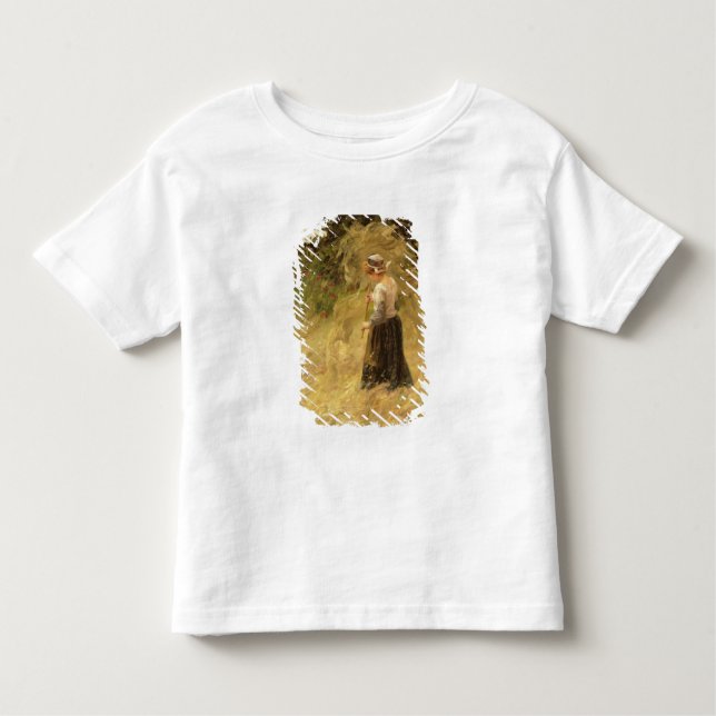 A Girl Harvesting Hay, 19th century Toddler T-Shirt (Front)