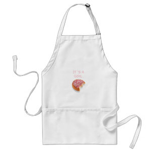 a girl is born standard apron