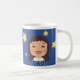 A Girl Looking at Stars Coffee Mug