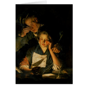 A Girl reading a Letter
