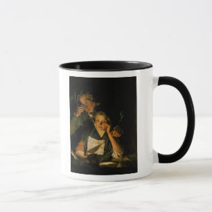 A Girl reading a Letter Mug