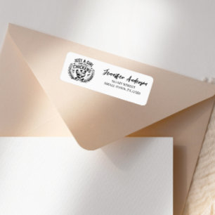 A Girl That Loves Chickens Address Label Return Address Label