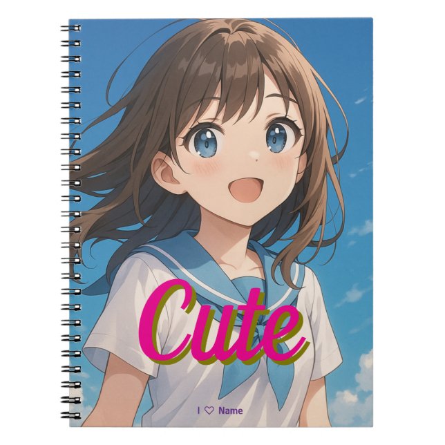 A Girl under the Summer Sky Notebook (Front)