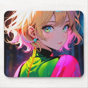 A Girl Who Carries the Light of Dreams Mouse Pad