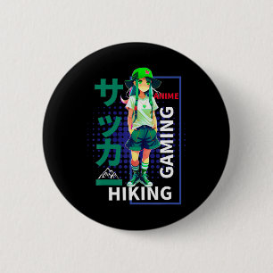 A Girl Who Loves Anime 6 Cm Round Badge