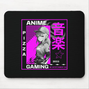 A Girl Who Loves Anime Gaming Mouse Pad