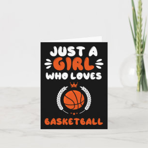 A Girl Who Loves Basketball  Card