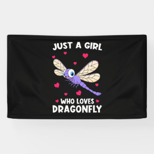 A Girl Who Loves Dragonflies Banner