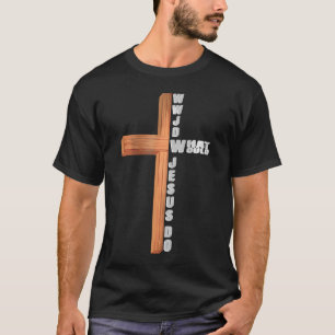 A Girl Who Runs On Jesus And Donkeys Leopard Chris T-Shirt