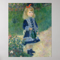 A Girl with a Watering Can (1876) | Auguste Renoir