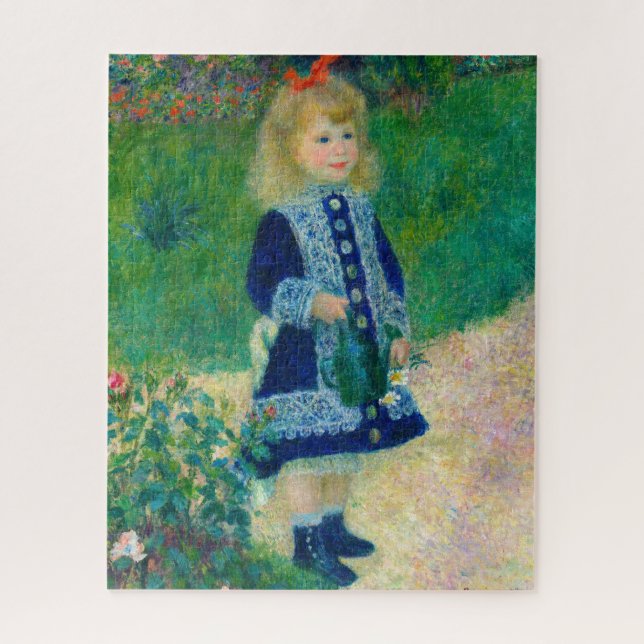 A Girl with a Watering Can by Pierre Renoir Jigsaw Puzzle (Vertical)