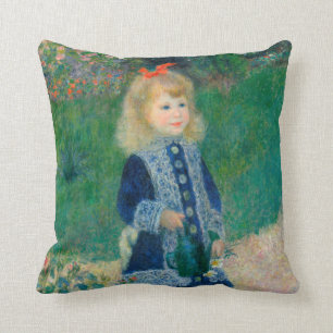 A Girl With A Watering Can Cushion