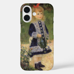 A Girl with Watering Can by Pierre Renoir iPhone 16 Case
