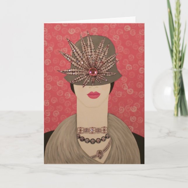 A Girls BF: Stunning Original Painting Card (Front)