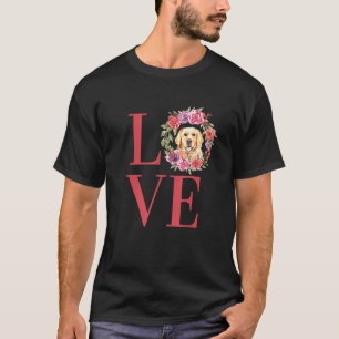 A Girls Who Loves Her Golden Retriever Dog T-Shirt