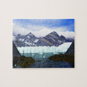 A Glacier Meets the Sea Jigsaw Puzzle