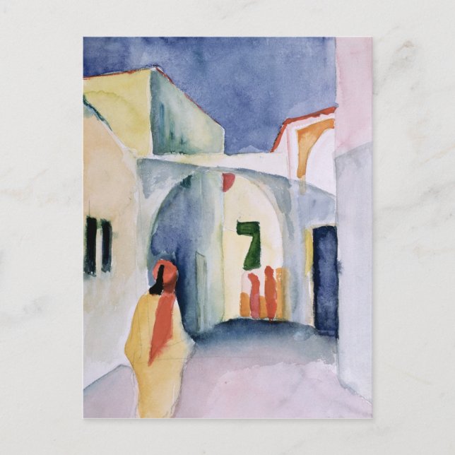 A Glance Down an Alley Postcard (Front)