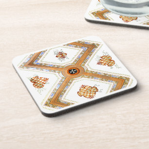 A Glass Ceiling Coaster