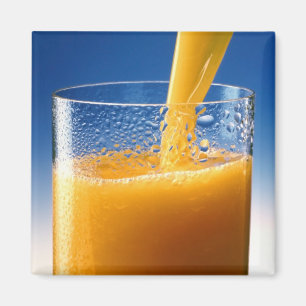 A Glass of Orange Juice Magnet