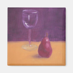 "A glass of red wine a day..." Magnet