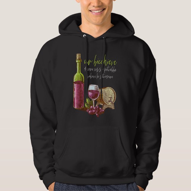 A Glass Of Red Wine Could Save The Situation Hoodie (Front)