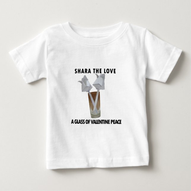 A glass of valentine peace. baby T-Shirt (Front)