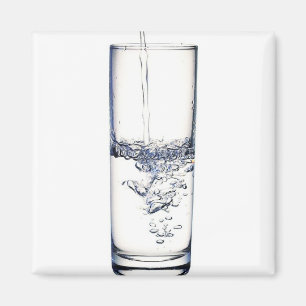 A Glass of Water Magnet