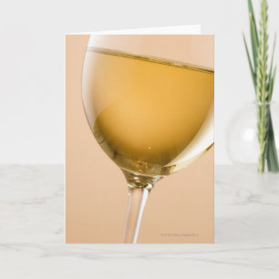 A glass of white wine card