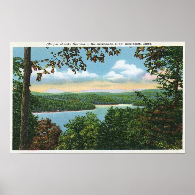 A Glimpse of Lake Garfield Poster (Front)