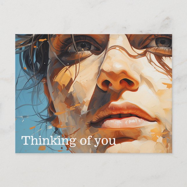 A Glimpse of the Future painting Postcard (Front)