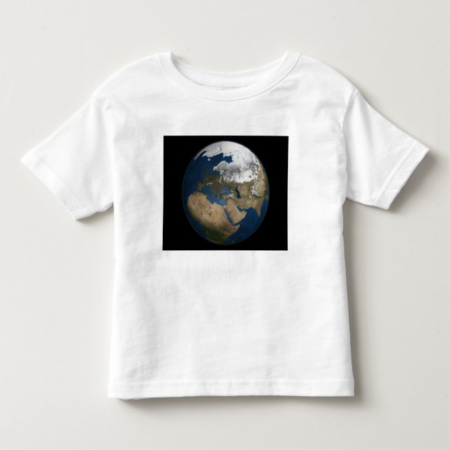 A global view over Europe and Scandinavia Toddler T-Shirt (Front)