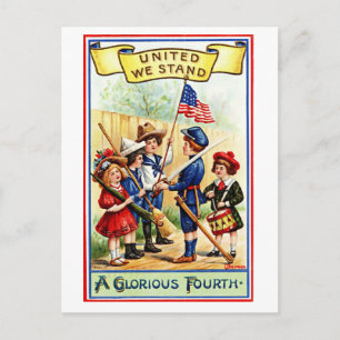 A Glorious Fourth Postcard