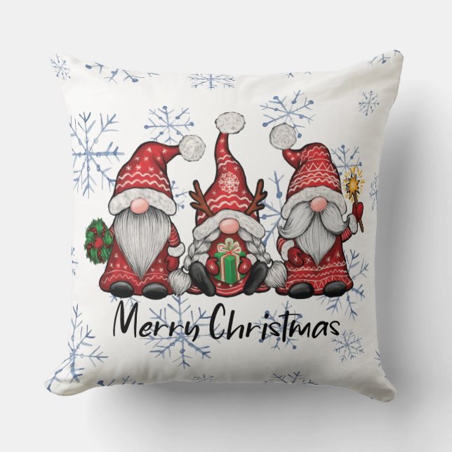 A Gnome Christmas Cushion (Front)