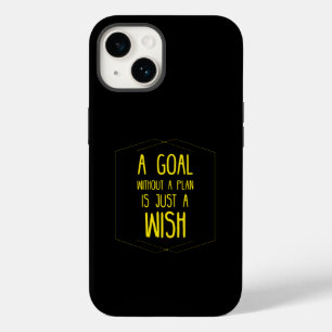 A goal without a plan inspirational quote Case-Mate iPhone 14 case