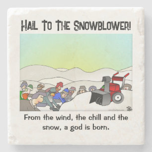 A God Is Born Stone Coaster