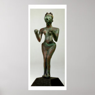 A Goddess of Mari, Early Dynastic Period, c.25th-2 Poster