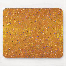 A Gold Klimt Inspired Mouse Pad