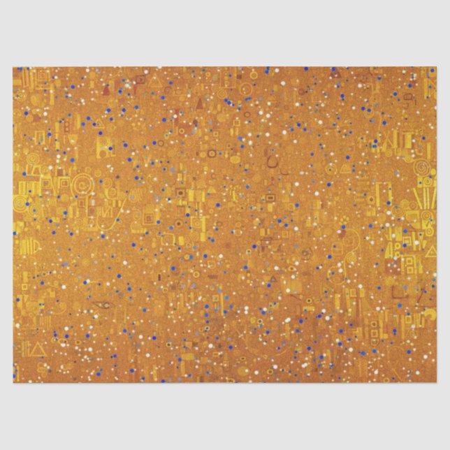 A Gold Klimt Inspired Tissue Paper (Front)