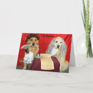 A Golden Birthday Declaration Card