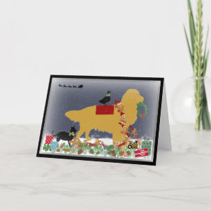 A golden Christmas! Holiday Card