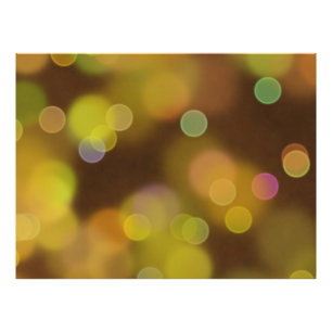 A Golden Christmas Pattern on Fawn Brown Photo Print