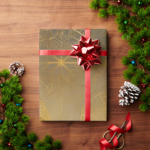 A Golden Contemplation Wrapping Paper