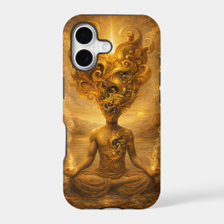 "A Golden Meditation",  iPhone 17 Case
